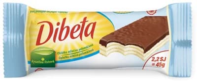 Dibeta Oplatka mléčná polomáčená