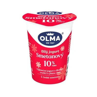 OLMA Jogurt smetanový bílý chlaz. 10 x