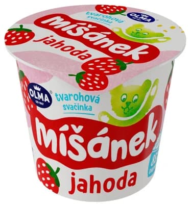 Olma Míšánek Tvarohová svačinka jahoda
