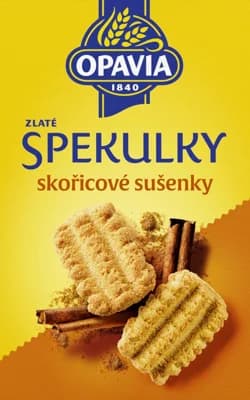 Opavia sušenky Zlaté Spekulky skořicové sušenky