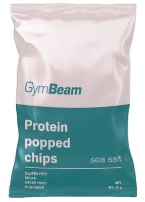 GymBeam Proteinové chipsy mořská sůl