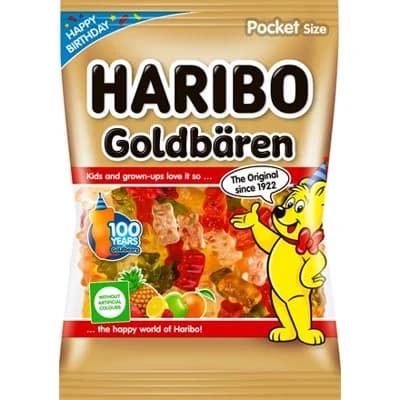 HARIBO Goldbären/ Medvídek zlatý ovocné želé