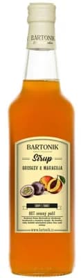 Bartonik Sirup broskev a maracuja sklo