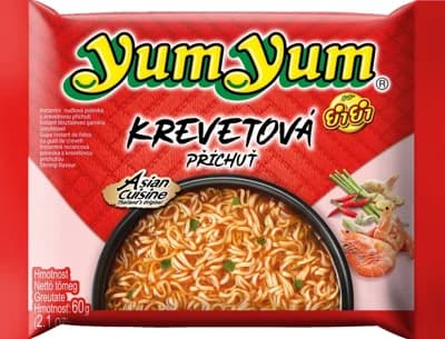 YumYum instantní nudlová polévka s krevetovou příchutí