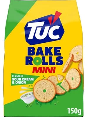 Tuc Bake Rolls Mini příchuť Smetana & Cibule