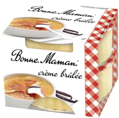 Bonne Maman Crème brûlée 2×100 g