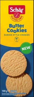 Schär Bezlepkové Cookies máslové sušenky