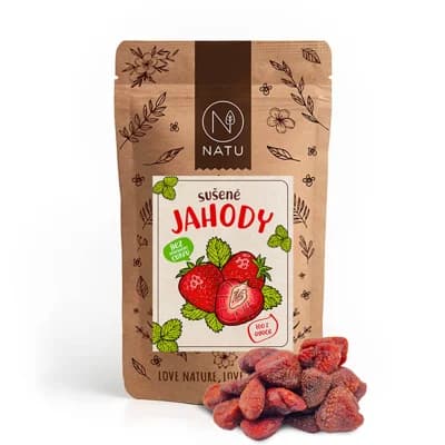 NATU Sušené jahody 120g