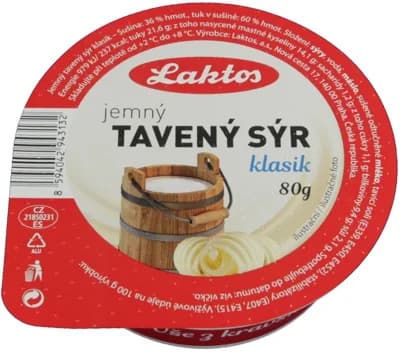 Laktos Jemný tavený sýr klasik