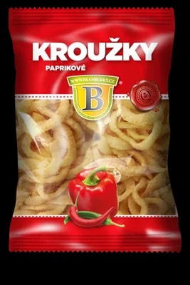 Originální hospodské brambůrky Kroužky paprikové