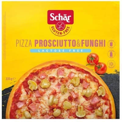 Schär Pizza Prosciutto Funghi bez lepku a laktózy