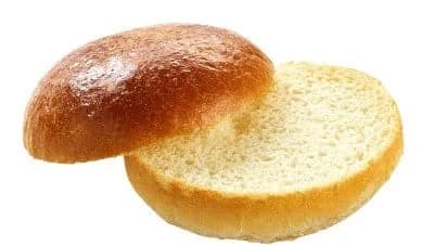 Hamburgerová mini brioška předkrojená