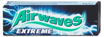Wrigley's Airwaves Extreme Žvýkačky bez cukru se silnou příchutí mentolu a eukalyptu