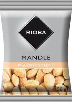 RIOBA Mandle pražené solené 12 x