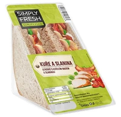 Simply Fresh Sendvič Kuře a slanina