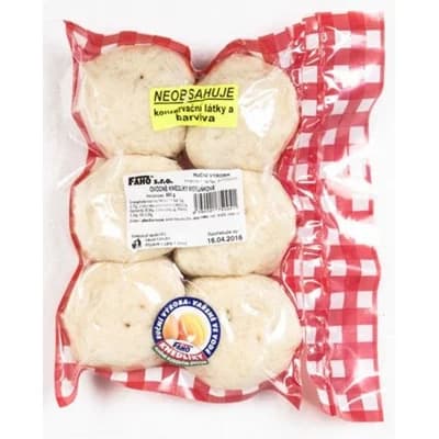 Knedlíky kynuté meruňkové 6 ks chlaz. 550 g