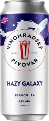 Vinohradský pivovar Hazy Galaxy Session IPA plech
