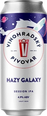 Vinohradský pivovar Hazy Galaxy Session IPA plech