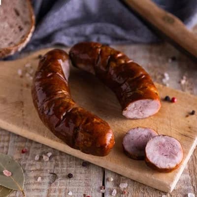 Authentic Krůtí klobása bez přidaných dusitanů