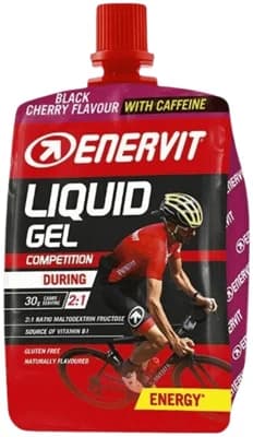 Enervit Liquid Gel Competition s kofeinem - višeň
