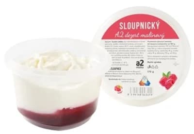 Mlékárna Řetová Sloupnický A2 Dezert malinový