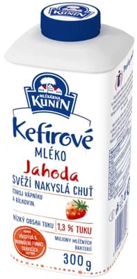 Mlékárna Kunín Kefírové mléko jahoda