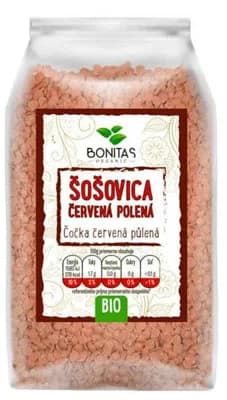 BONITAS BIO Čočka červená půlená
