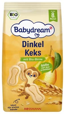 Babydream Špaldové sušenky s hruškou