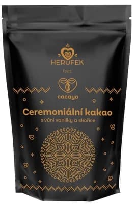 Herufek & Cacayo BIO Ceremoniální kakao s vůní vanilky a skořice