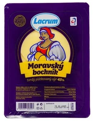 Lacrum Moravský bochník sýr plátkový
