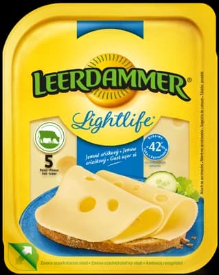 Leerdammer Lightlife sýr plátky