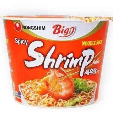 NongShim Big Bowl nudlová polévka s krevetovou příchutí