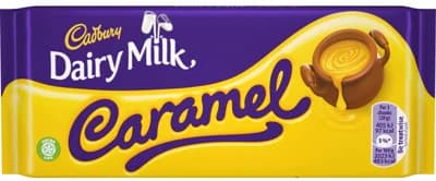 Cadbury mléčná čokoláda s karamelem