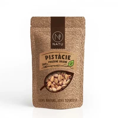 NATU Pistácie pražené solené 200g