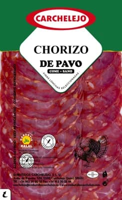 Carchelejo Chorizo krůtí, plátky