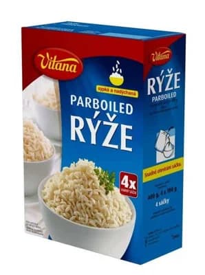 Vitana Parboiled rýže, varné sáčky  4x 100g