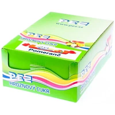 PEZ hroznový cukr pomerančový 27 x