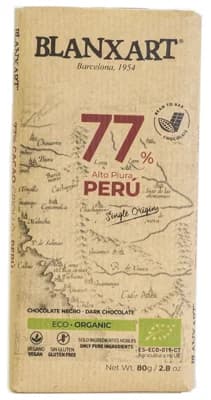 Blanxart Premium Organic Peru BIO Čokoláda 77%