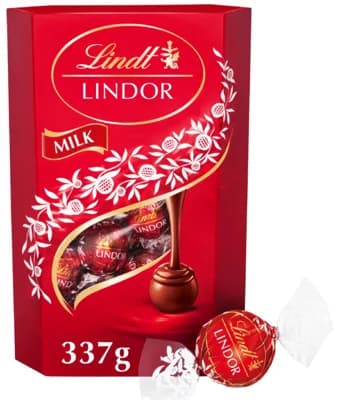 Lindt Bonboniéra LINDOR Maxibalení pralinek Mléčná čokoláda