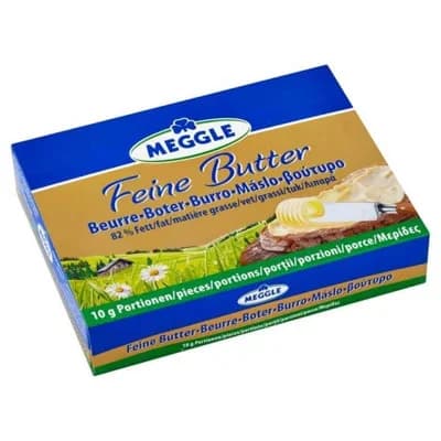 Meggle porcované máslo ALU 100x10g