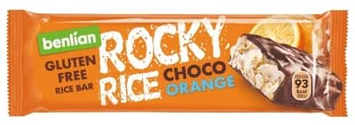Benlian Rýžová tyčinka s čokoládovou polevou a příchutí pomeranče