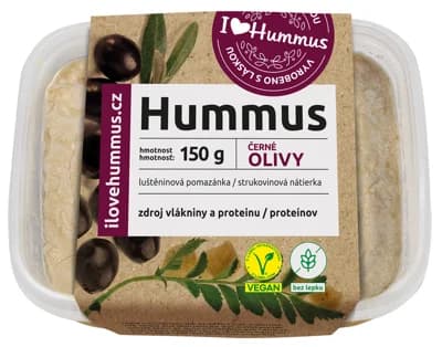 I love hummus Černé olivy