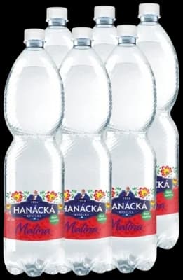 Hanácká Kyselka Voda minerální ochucená malina 6 x 1,5 l