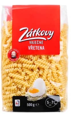 Zátkovy vaječné těstoviny Vřetena