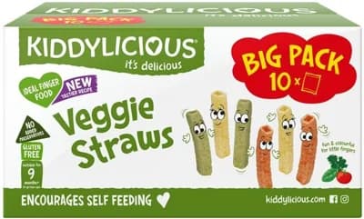 Kiddylicious Zeleninové tyčinky box (10×12 g)