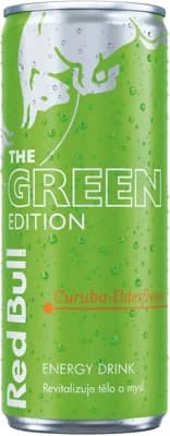 Red Bull Green curuba a bezový květ