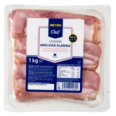 Metro Chef Anglická slanina lisovaná plátky