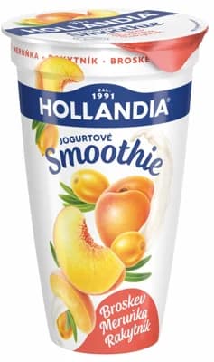 Hollandia Balance smoothie broskev, meruňka, rakytník