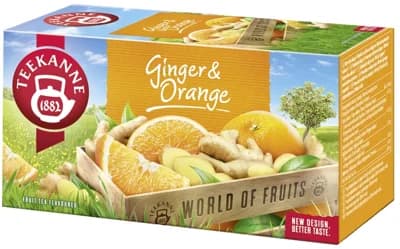 Teekanne World of Fruits Čaj zázvor & pomeranč 45g
