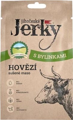 Jihočeské Jerky Hovězí bylinky